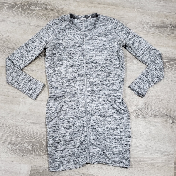 ATHLETA Destiny Techie Heather Grey dress - Picture 2 of 5